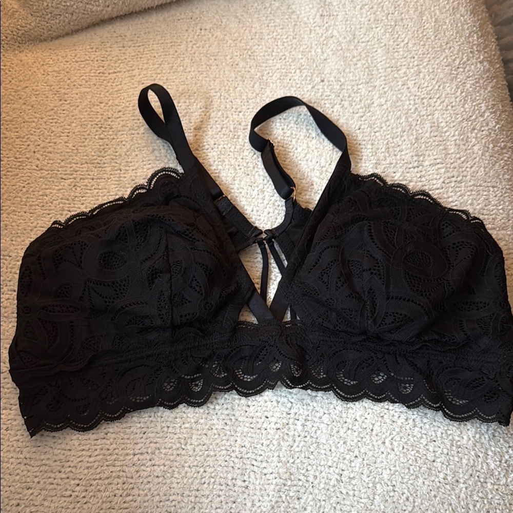 Aerie Black Lace Bralette